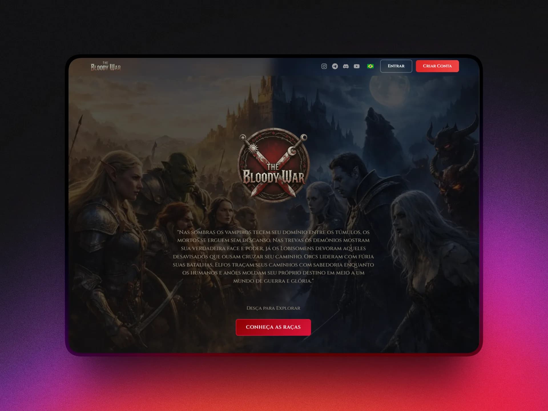 A browser-based MMORPG built from scratch, with clans, battles and its own economy